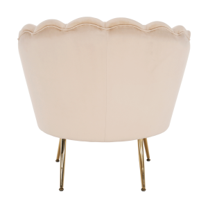 Křeslo NOBELLA - béžová/zlatá  Místnosti MH267588W