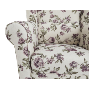 Křeslo ušák KARL, látka rose  Místnosti MH109522W