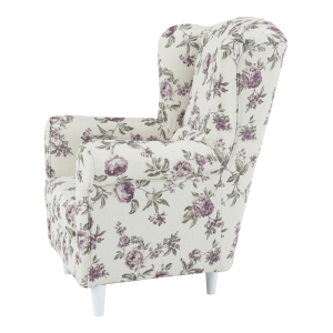 Křeslo ušák KARL, látka rose  Místnosti MH109522W