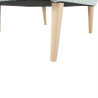 Designové křeslo ELEKA, látka mentolová/vzor  Místnosti MH223733W