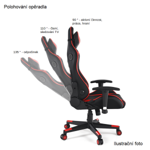 Kancelářské křeslo s podnoží DRAGO, ekokůže bordó  Místnosti MH231381W