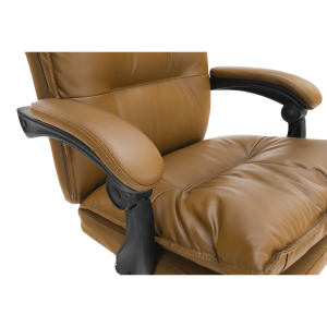 Kancelářské křeslo s podnoží DRAGO, ekokůže hnědá  Místnosti MH231382W