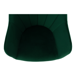 Otočné křeslo DALI, Velvet látka, smaragd / buk  Místnosti MH300147W