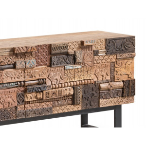 Dřevěný příborník z masivu Greenland  TV stolky a komody MHA2084W