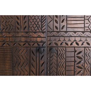 Masivní komoda TRITERA z mangového dřeva  Kuchyň a jídelna 45995