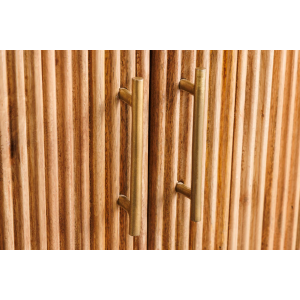 Vysoká komoda TRESSA z masivního mangového dřeva/mramoru  Obývací pokoj 45754