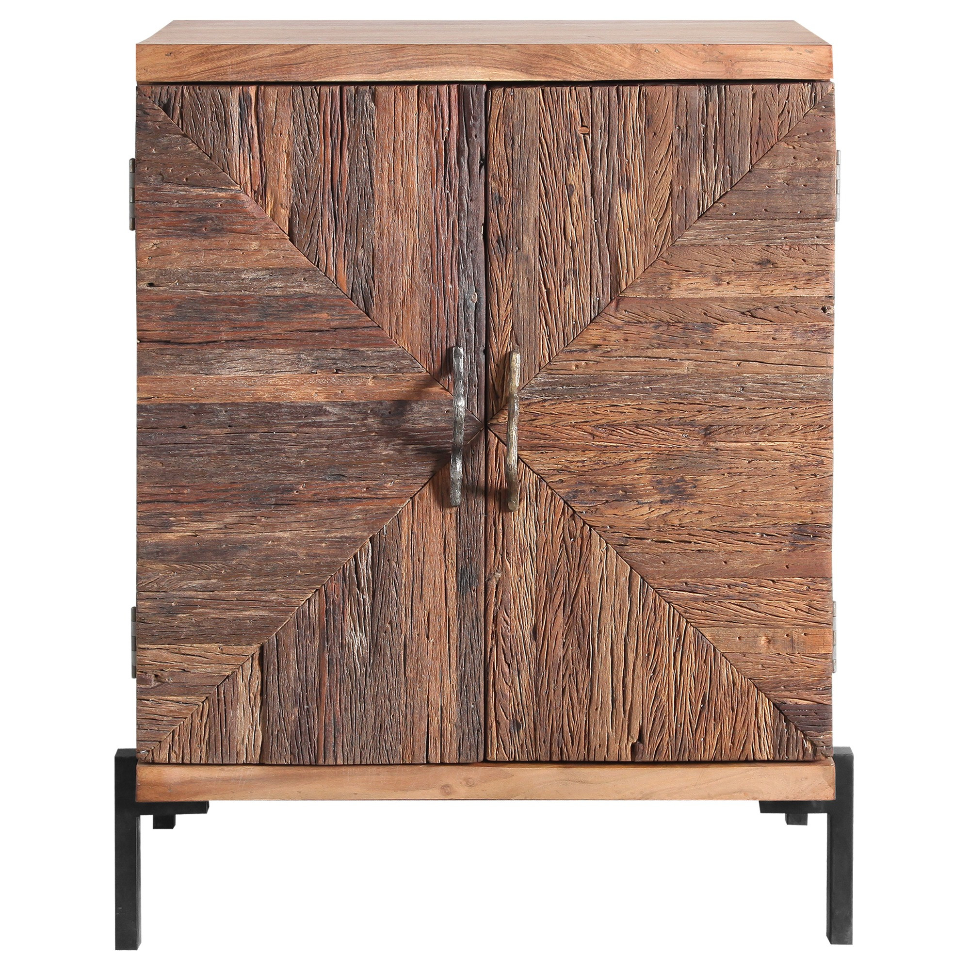 Masivní komoda BREAD - přírodní akácie/staré dřevo VÝPRODEJ Bread Komody a šatní skříně BRE-5850