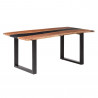 Jídelní stůl Black River 140x90 masiv akát  Jídelní stoly A2314