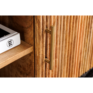 Televizní stolek TRESSA 140 CM - mramor/masiv mango  Místnosti 45756