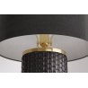 Stolní lampa ELEGANCIA 70 CM černá/černá keramika  Nábytek 46010-1-S